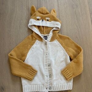 Tea collection shiba inu sweater 3T